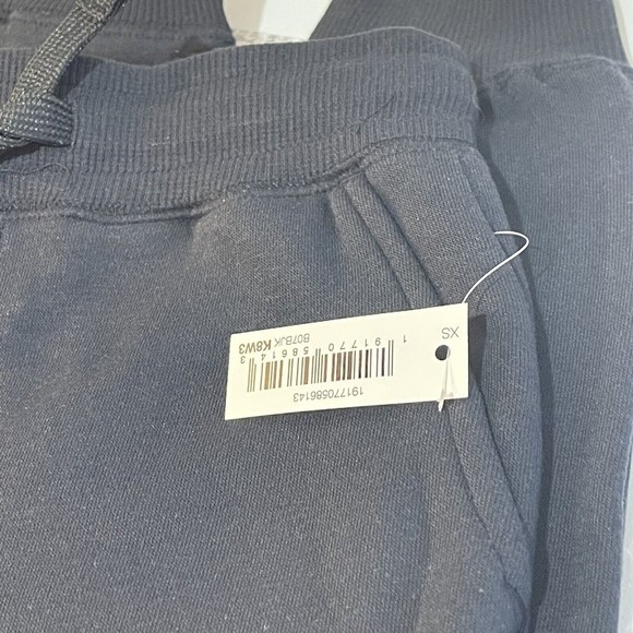 Boys Medium ( 8 Years) Black Fleece Jogger Sweatpants - Picture 12 of 13